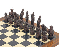 Berkeley Chess Mandarin Russet Chessmen