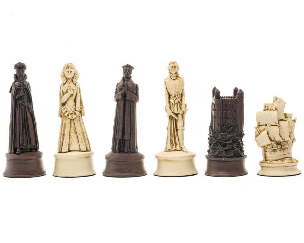 Berkeley Chess Elizabethan Russet Chessmen