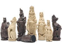 Berkeley Chess Royal Beast Russet Chessmen