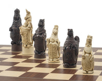 Berkeley Chess Royal Beast Russet Chessmen