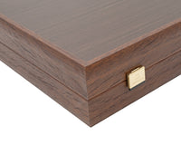 The Manopoulos Wenge & Walnut Burl Backgammon Set