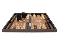 Italfama Folding Wooden Backgammon Set with Protective Bag