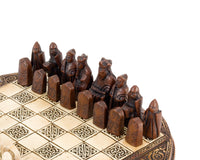 Isle Of Lewis Compact Celtic Chess Set 22.9cm