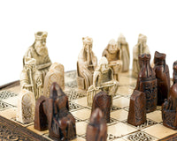 Isle Of Lewis Compact Celtic Chess Set 22.9cm