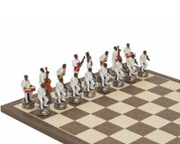 The Jazz Band Vs Rock Stars Hand-Painted Themed Chess Pieces by Italfama