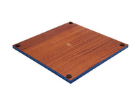 42cm Blue Erable and Elm Wood Luxury Chessboard