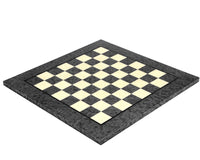 43cm Dark Grey Erable and Elm Wood Luxury Chessboard