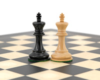 Highgrove Series Ebonised Staunton Chess Pieces - 7.6cm