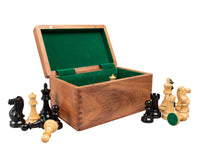 Competition Staunton Chess Pieces - 9.5cm Including Case