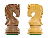 Leningrad Series Acacia Chess Pieces - 10.2cm