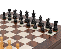 Kingsclere Staunton Ebony Chess Pieces - 6.4cm