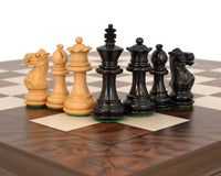 Kingsclere Staunton Ebony Chess Pieces - 6.4cm