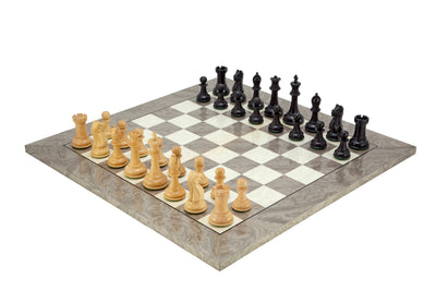 Oxford Ash Burl Chess Set