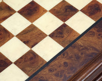 Finnesburg Brass and Briarwood Traditional Chess Set