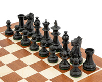 Royal Flower Mahogany Chess Set