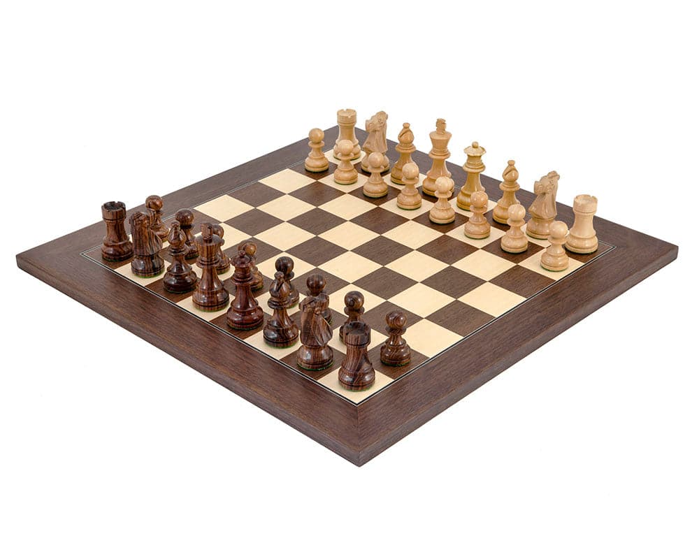 French Knight Montgoy Rosewood Chess Set