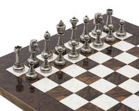 The Finnesburg and Dark Walnut Luxury Chess Set