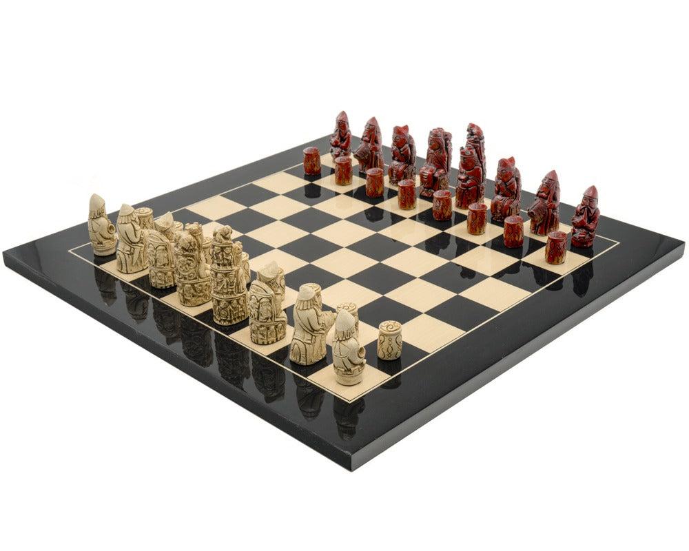 The Berkeley Chess Medieval Black Cardinal Chess Set
