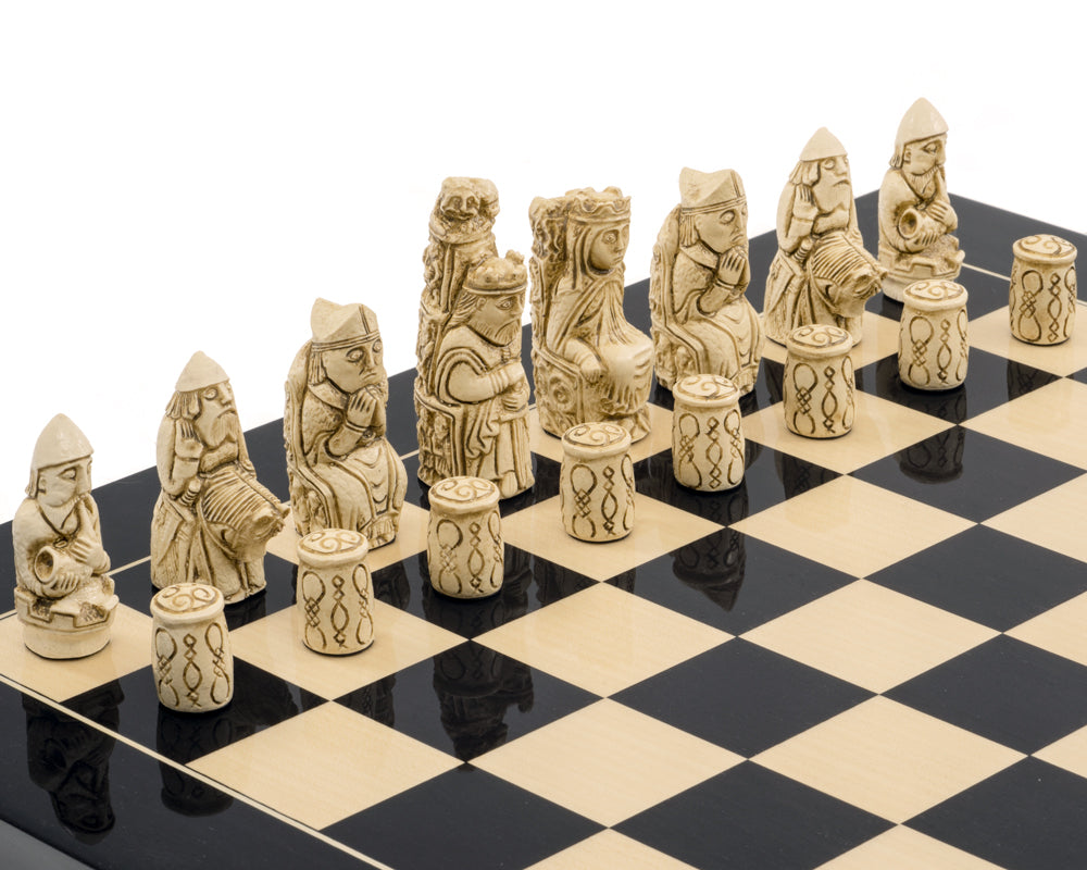 Cardinal Chess The Berkeley Chess Medieval Black Cardinal Chess Set