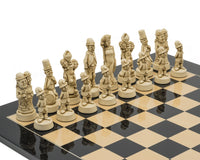 The Berkeley Chess Movie Stars Black Cardinal Grand Chess Set