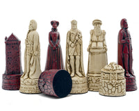 The Berkeley Chess Scottish Cardinal Blue Chess Set