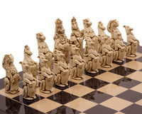 The Berkeley Chess Royal Beasts Black Cardinal Grand Chess Set