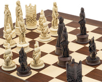 The Berkeley Chess Elizabethan Russet and Palisander Grand Chess Set