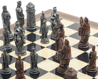 The Berkeley Chess Roman Metal & Palisander Chess Set