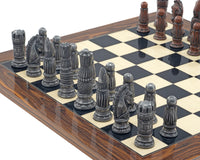 The Berkeley Chess Victorian Metal & Palisander Chess Set