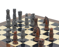 The Berkeley Chess Victorian Metal & Palisander Chess Set