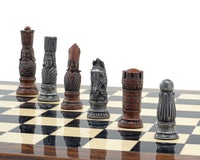 The Berkeley Chess Victorian Metal & Palisander Chess Set