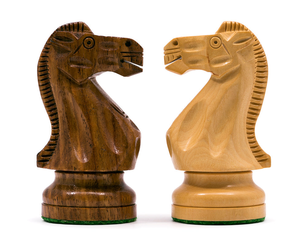 The Broadbase Club Staunton Teak Palisander Chess Set