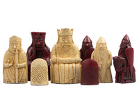 The Isle of Lewis Black and Red Chess Set