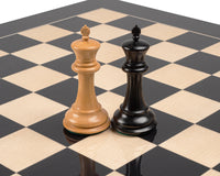 The 1849 Reproduction Staunton Ebony & Black Anegre Luxury Chess Set