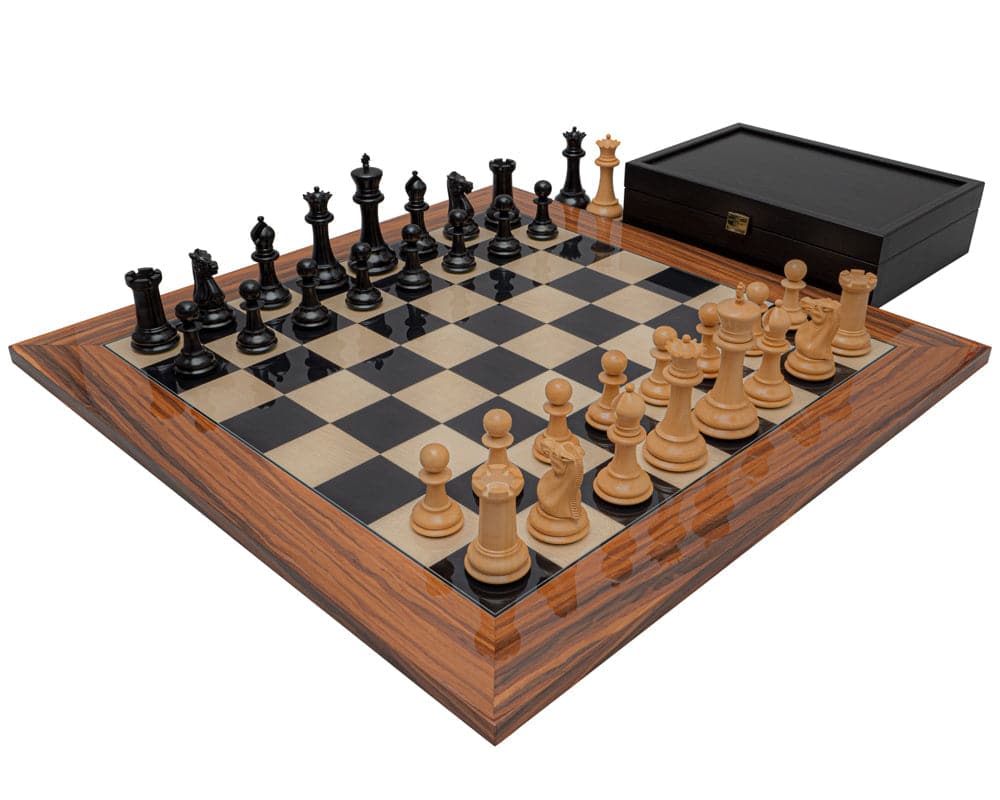 The 1849 Reproduction Staunton Ebony and Palisander Luxury Chess Set