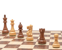 Classic Staunton Acacia and Maple Chess Set