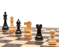 Classic Staunton Tiger Ebony and Black Chess Set