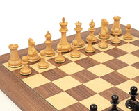 The 1851 Reproduction Ebony and Walnut Luxury Staunton Chess Set